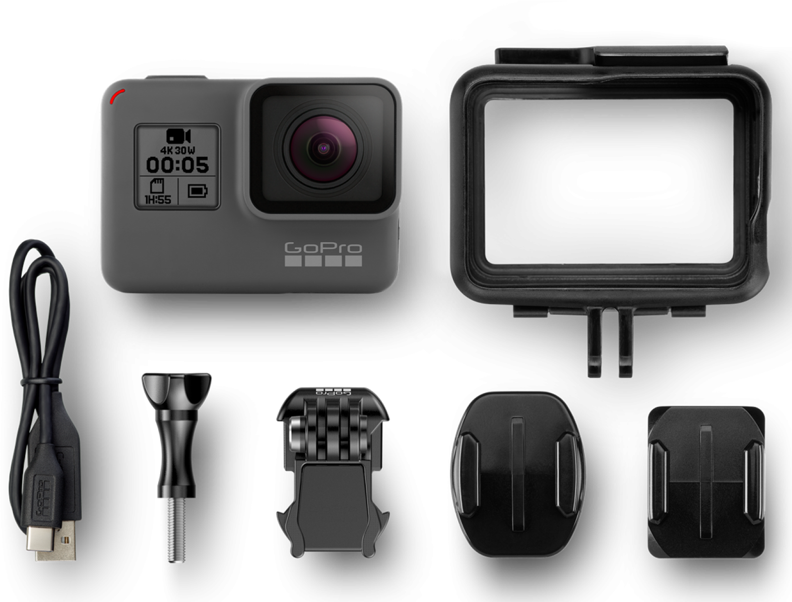 Gopro Hero - Gopro Hero 6 In The Box (1600x1200), Png Download