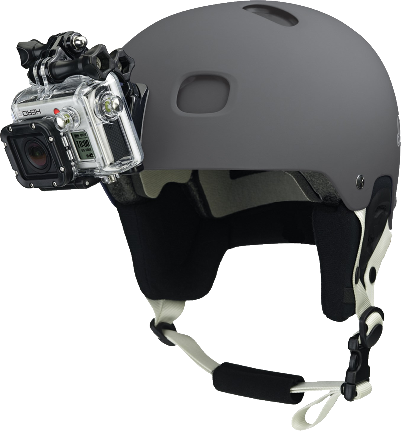 Go Pro Ski Helmet (1348x1450), Png Download