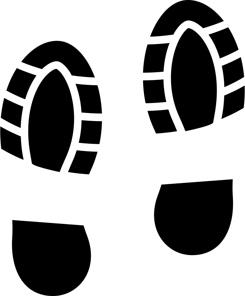 Footprints Comments - Free Footprint (812x980), Png Download