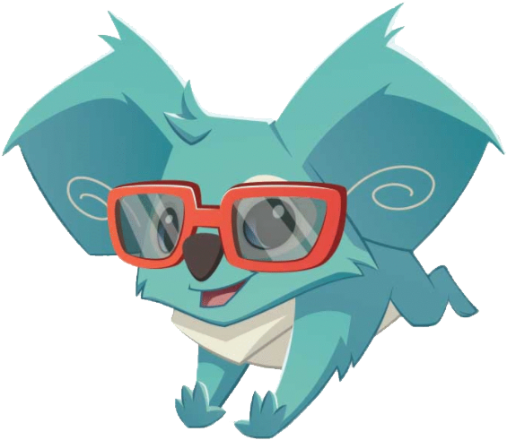 Red Shades Koala (728x519), Png Download