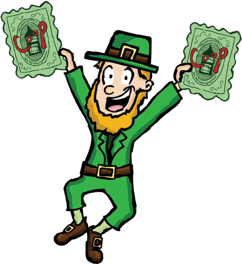 Leprechaun - Cartoon (800x933), Png Download