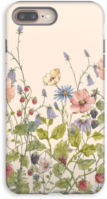Wild Flowers Case Iphone 8 Plus Tough - Kartka Kwiaty (501x800), Png Download