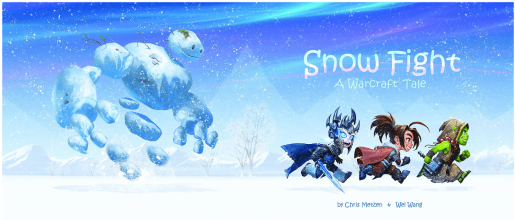 A Warcraft Tale - Snow Fight: A Warcraft Tale [book] (550x550), Png Download