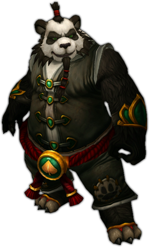 Pandaren Model Png World Of Warcraft Png - Panda Wow Png (307x507), Png Download