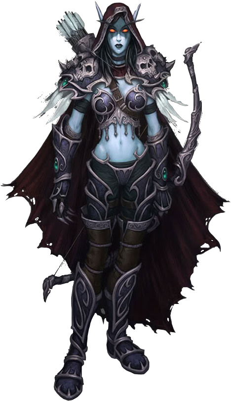 Sylvanas Wow (500x850), Png Download