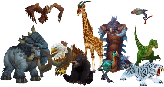 Characteristics In World Of Warcraft - World Of Warcraft Creatures (550x291), Png Download
