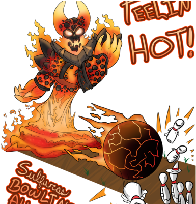 Sulfuras Bowling - Cartoon (400x400), Png Download
