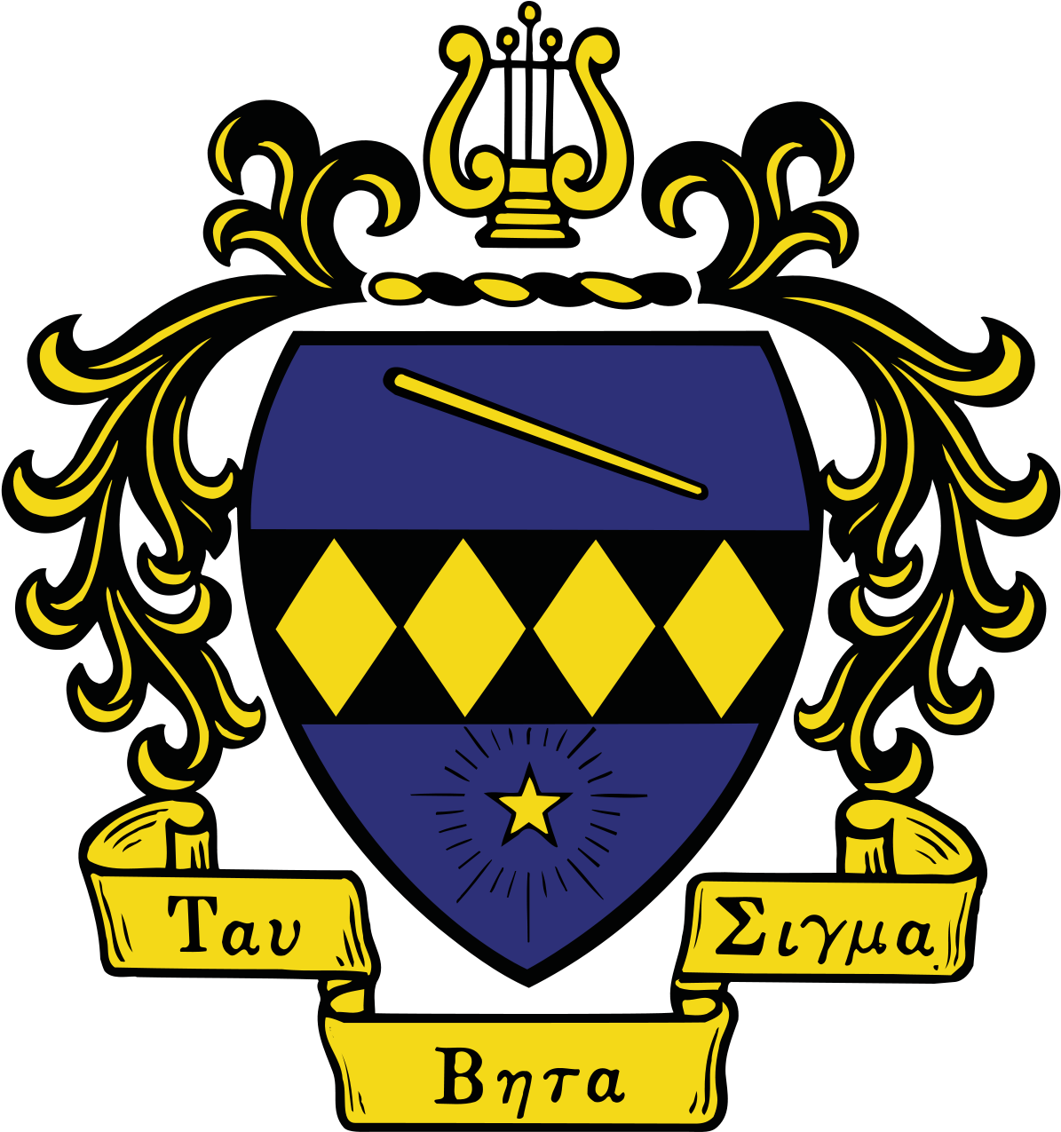 Tau Beta Wikipedia - Tau Beta Sigma Shield (1200x1282), Png Download