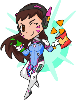Baby Dva - Cartoon (400x400), Png Download