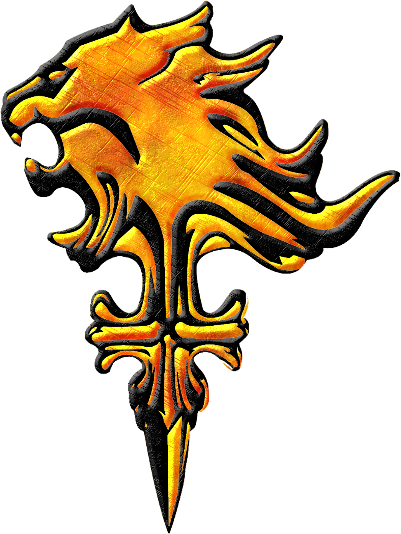 Final Fantasy Logo By Llexandro-d9gph8x - Final Fantasy Logo Png (2000x2000), Png Download