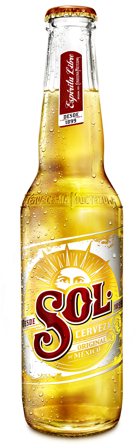 Heineken Beer Bottle Png Download - Cerveja Sol Premium 330ml (473x1500), Png Download