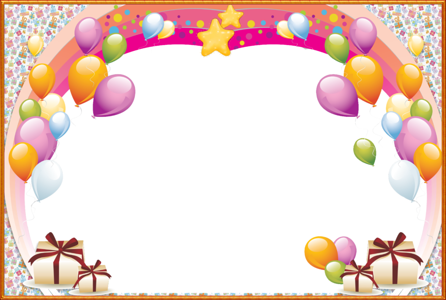 Download Birthday Png Frame Clipart Birthday Picture Frames Happy Birthday Border Png Png Image With No Background Pngkey Com