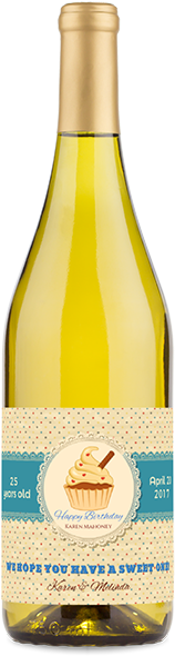 Personalized Birthday Wine Bottle - Wine (200x600), Png Download