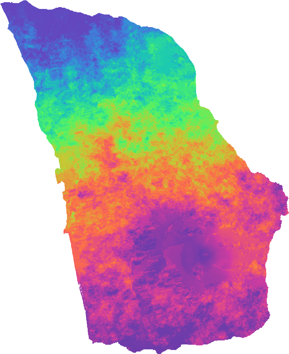 Nov1 Feb 0 2 0 Unw Phase Ifg 15nov2015 19feb2016 Vh - Watercolor Paint (2001x1269), Png Download