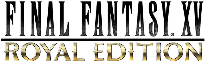 Final Fantasy Xv Windows Edition And Royal Edition - Final Fantasy Xv Royal Edition Logo Png (711x237), Png Download