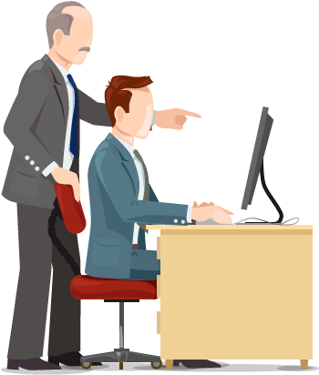 Like The Picture Above Shows, People Tend To Lean Forward - Online Quiz (389x426), Png Download