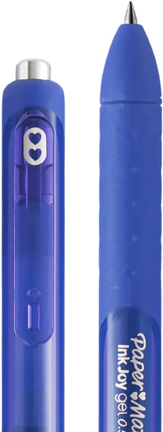 *vs Pilot G2 Based On Average Dry Times Of Black, Blue, - Inkjoy Gel Pen Blue (360x846), Png Download