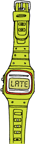 You're Late - Analog Watch (690x690), Png Download