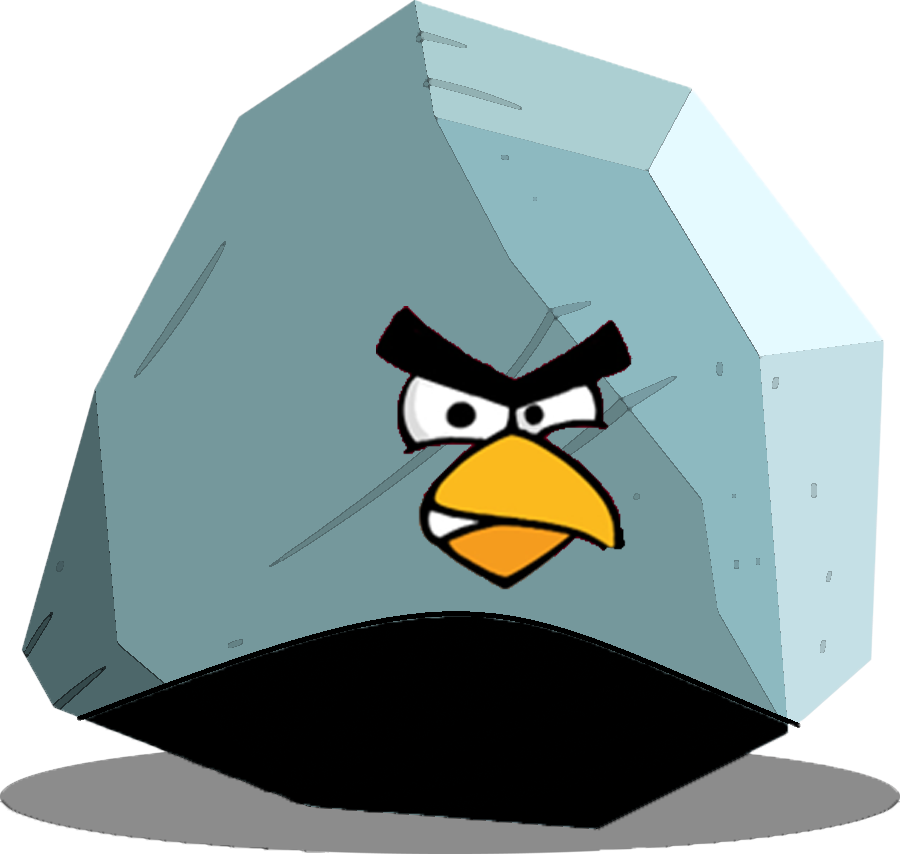 Boulder Bird Is 40% Weaker Than The Mighty Eagle And - Angry Birds (900x854), Png Download