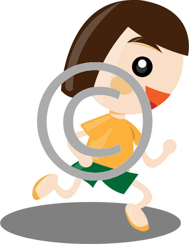 Girl Running - Girl Running Clip Art (622x800), Png Download