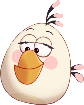 Matilda White Bird - Angry Birds Matilda Png (345x448), Png Download