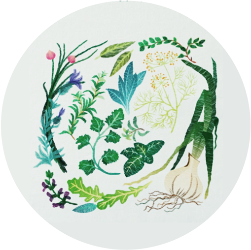 2017 Herbs Mad For Garlic - Porcelain (1400x557), Png Download