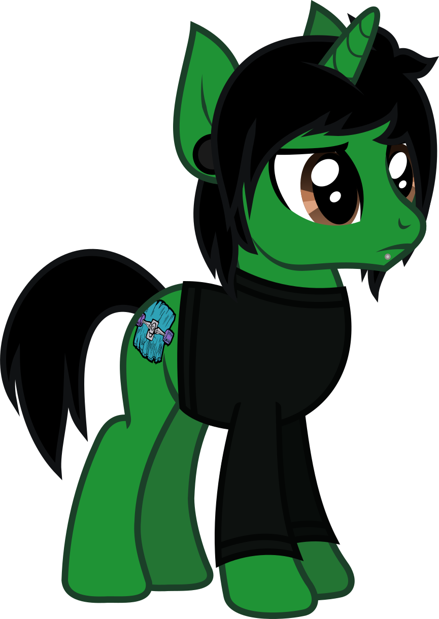 Lightningbolt, Clothes, Derpibooru Exclusive, Ear Piercing, - Ear (865x1220), Png Download