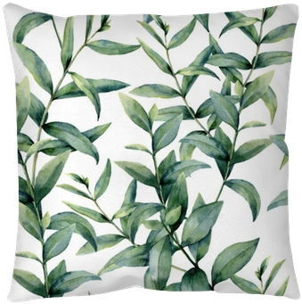 Watercolor Realistic Eucalyptus Pattern - Eucalyptus Pattern (400x400), Png Download
