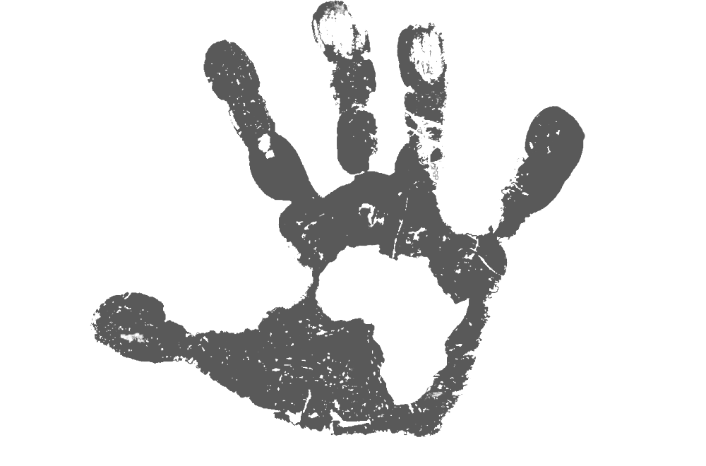 Hand Print Png (1000x660), Png Download