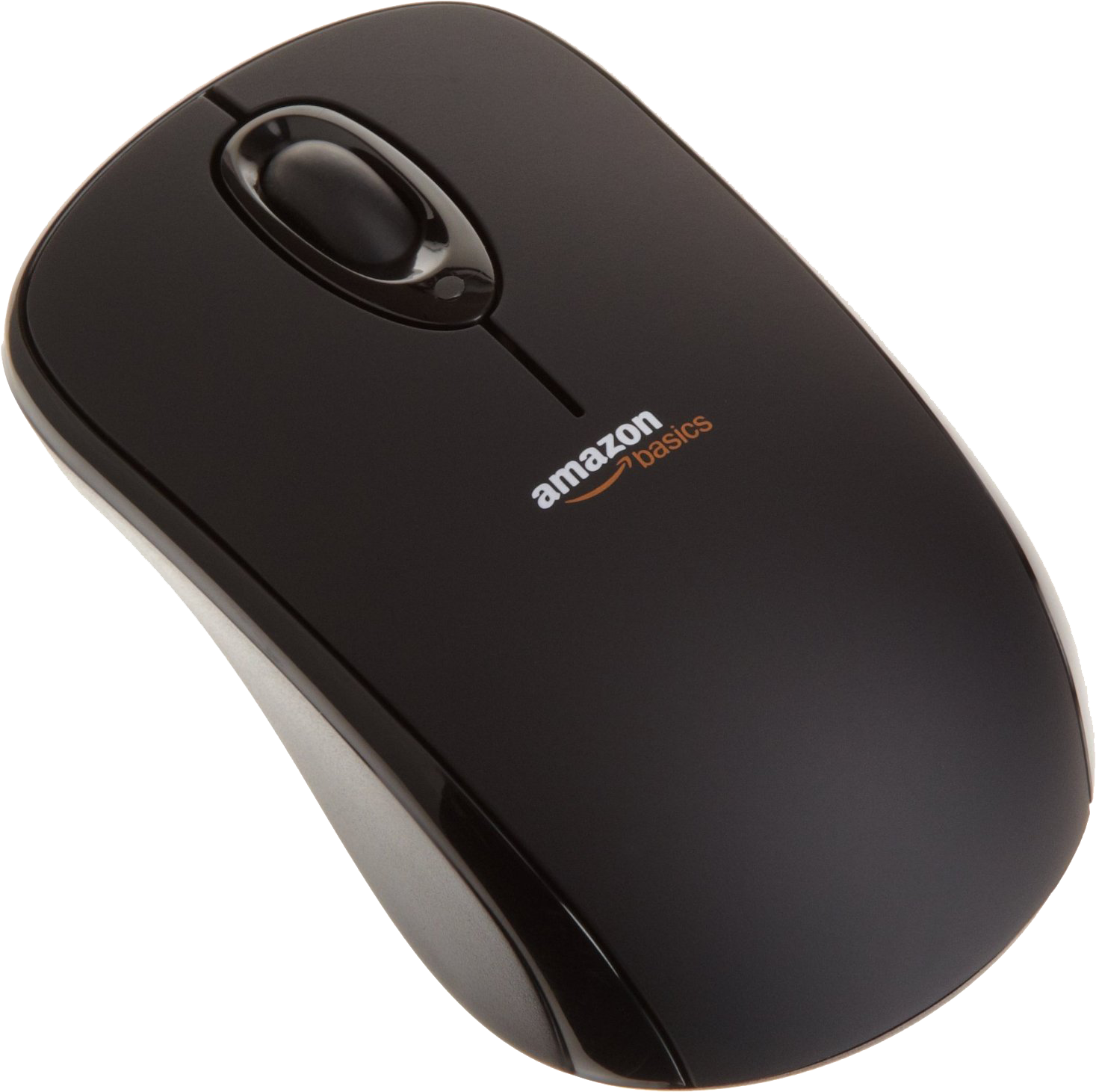 Pc Mouse Png - Amazonbasics Wireless Mouse With Nano Receiver (1500x1500), Png Download