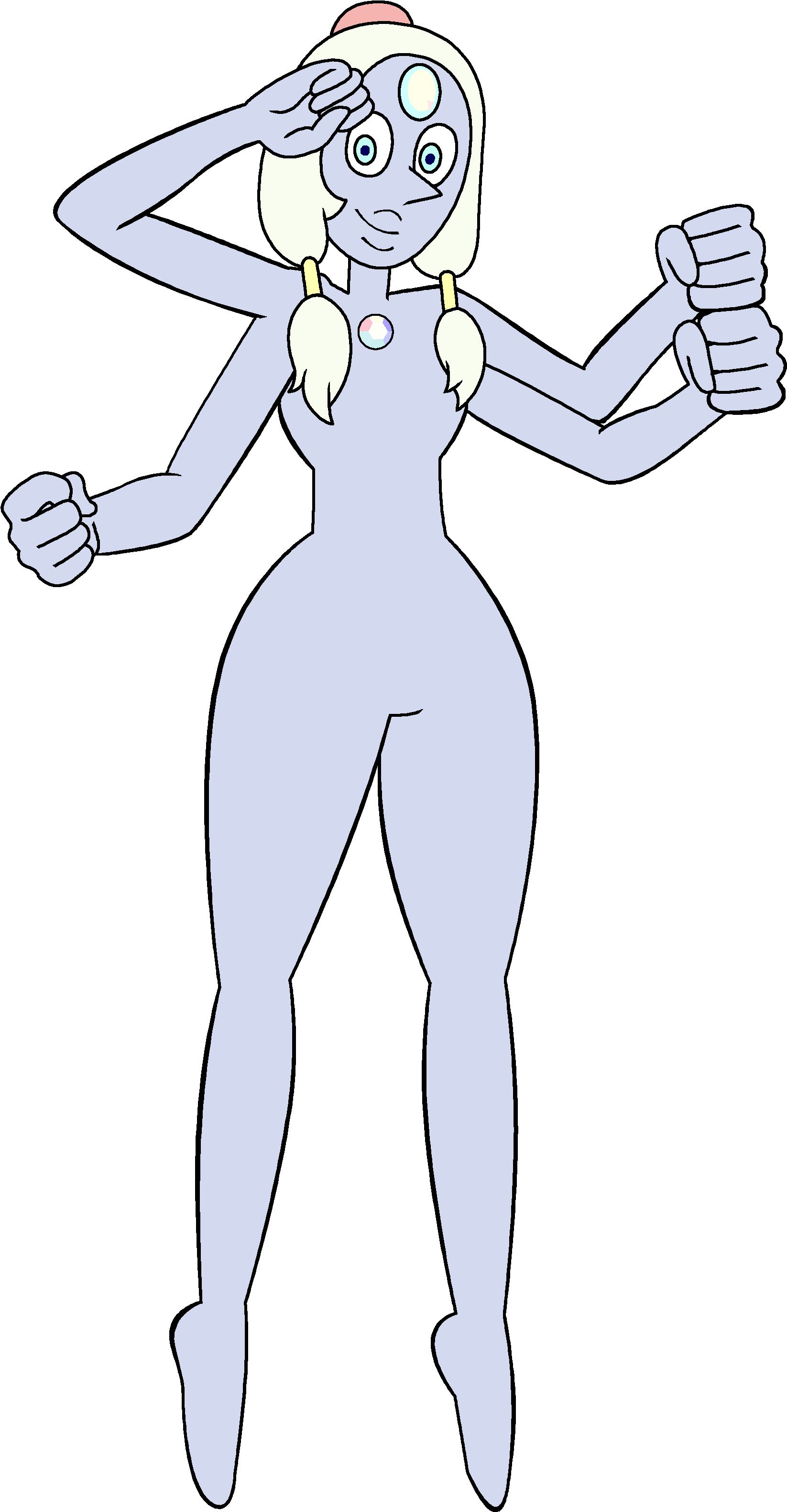Opal-base - Opalo De Steven Universe (1728x3267), Png Download