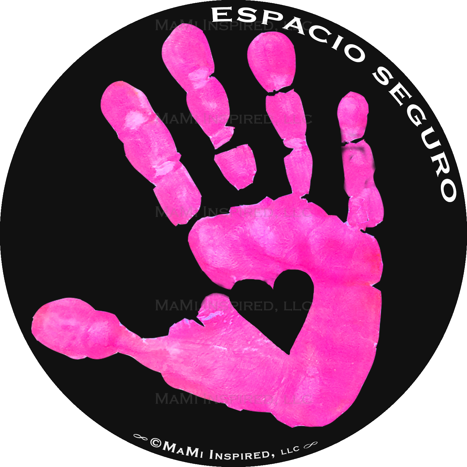 Espacio Seguro Spanish Saftety Spot Kids Black With - Safety Spot (1500x1500), Png Download