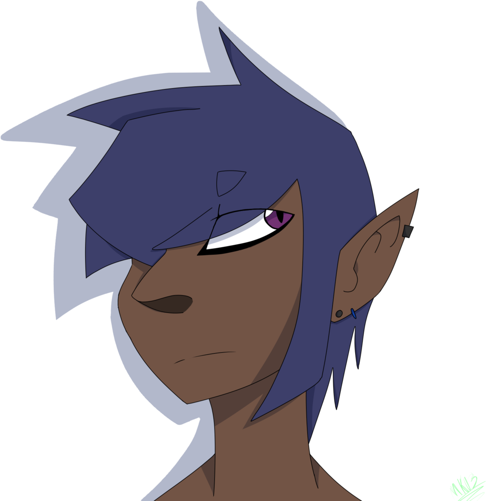 Ears Drawing Night Elf - Drawing (1024x1024), Png Download