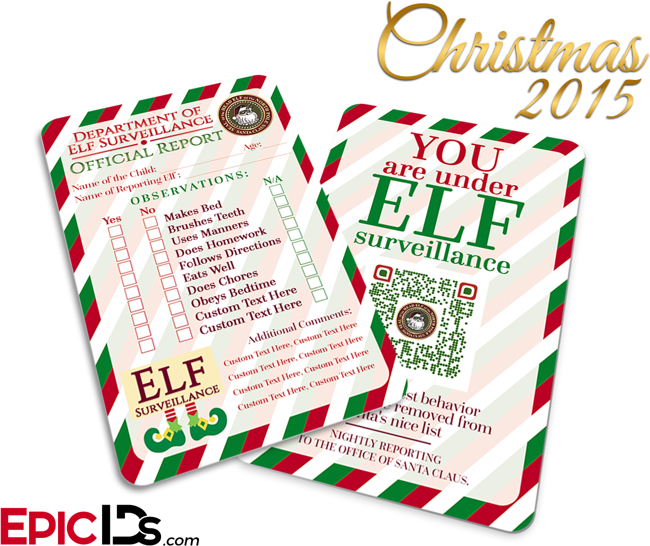 Each And Every Night An Elf Of The Office Of Elf Surveillance - The Elf On The Shelf (1417x1181), Png Download