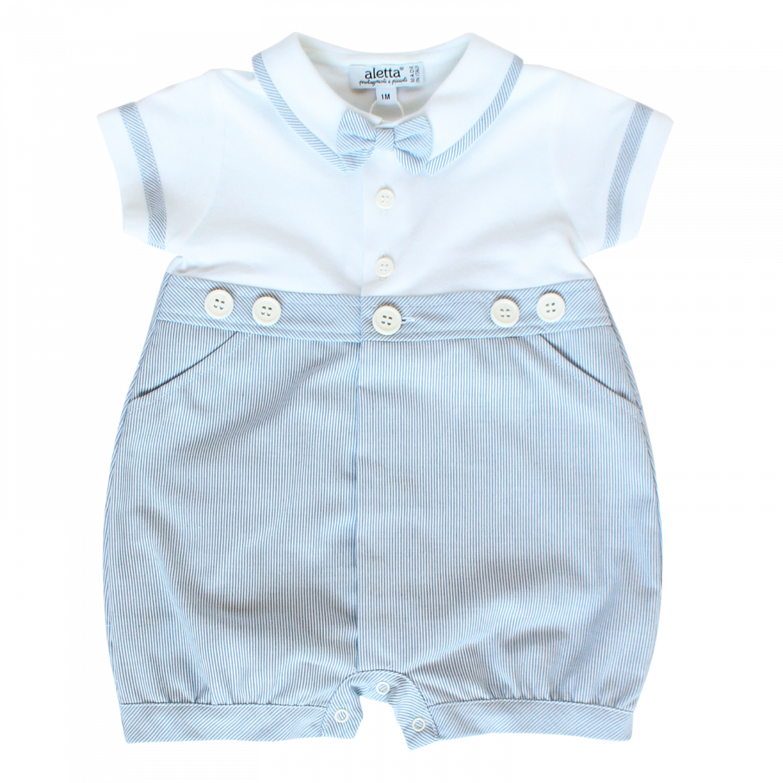 bow tie baby grow