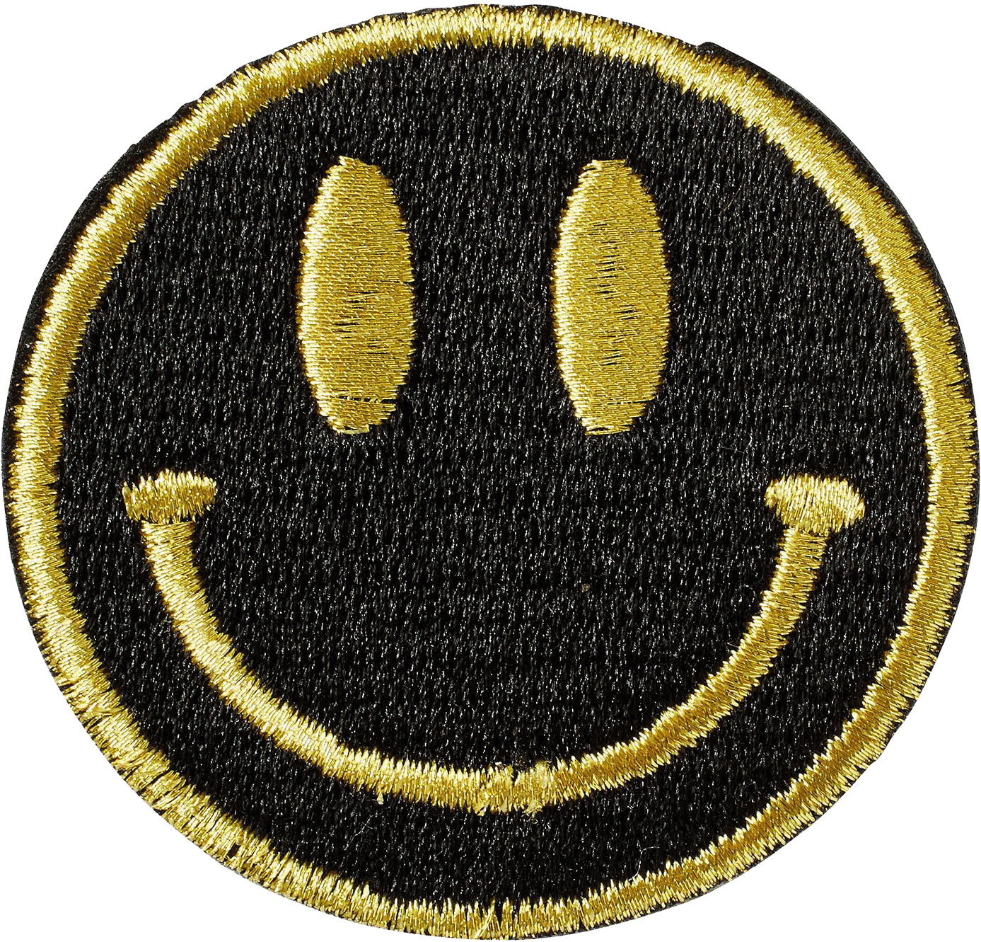 Black Gold Face Sticker Patch Stoney Clover - Circle (1387x1331), Png Download