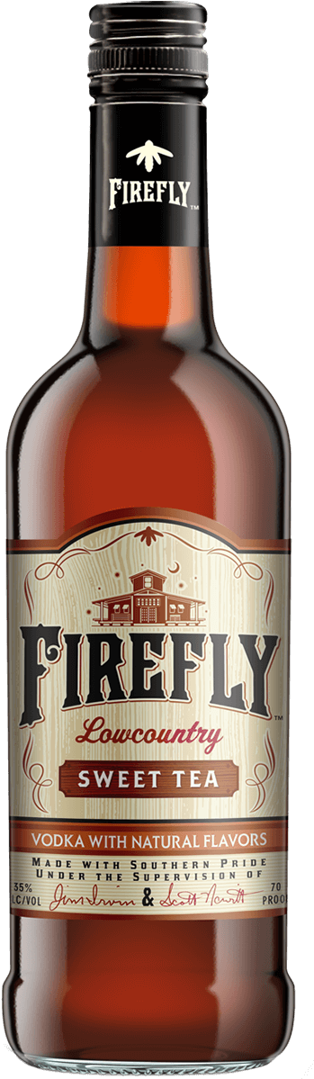 Firefly Spirits Sweet Tea Vodka - Firefly Skinny Tea Vodka (382x1200), Png Download