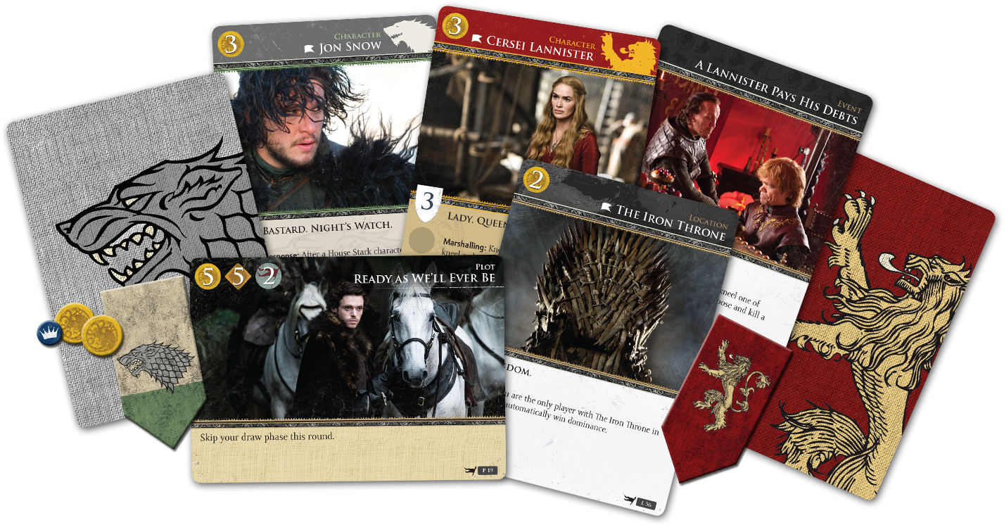 Game Of Thrones Card Games Visual - Collectible Card Game (1500x1500), Png Download