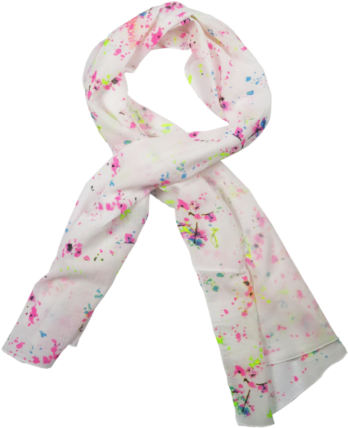 Patrizia Pepe Girls Spatter Scarf - Scarf (960x720), Png Download