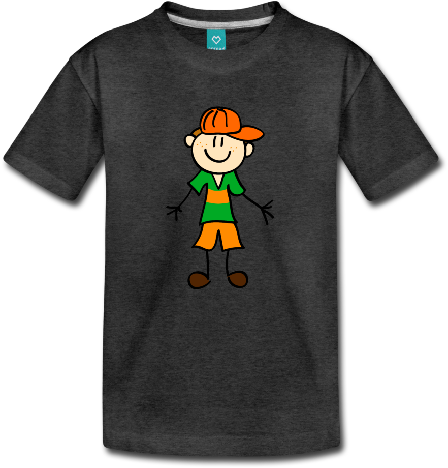 Kids' Premium Soft T-shirt - Kids Premium T (1000x1000), Png Download
