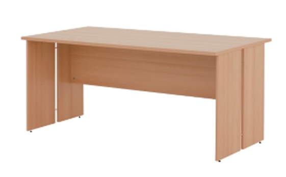 Rohr Sun Straight Home Office Desk 1600mm Beech Effect - Sofa Tables (560x632), Png Download