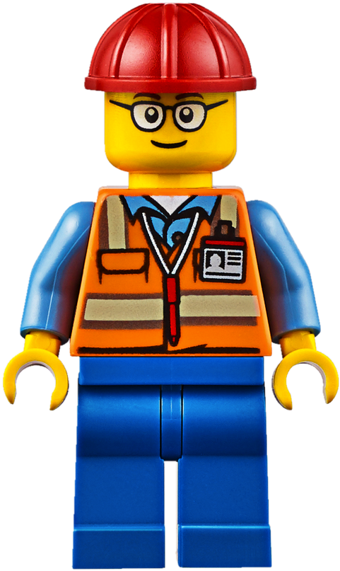 Navigation - Lego Worker (552x878), Png Download