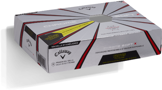 Chrome Soft Truvis Golf Ball Top - Carton (1680x700), Png Download