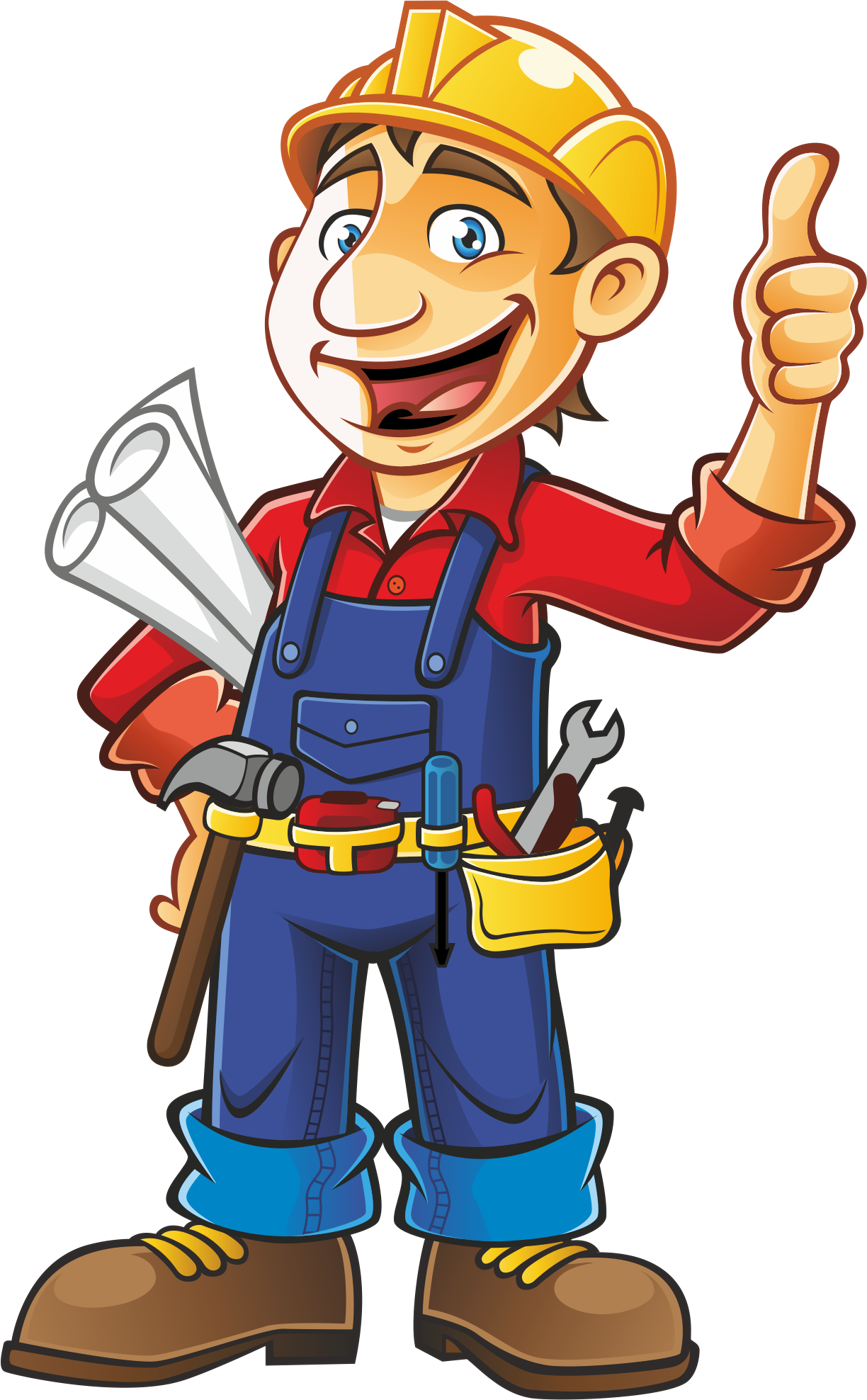 Worker Vector (867x1400), Png Download