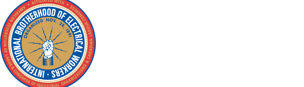 International Brotherhood Of Electrical Workers (1064x306), Png Download