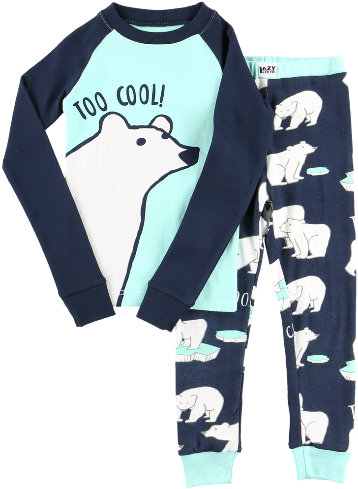 Polar Bear - Pajamas (863x1050), Png Download