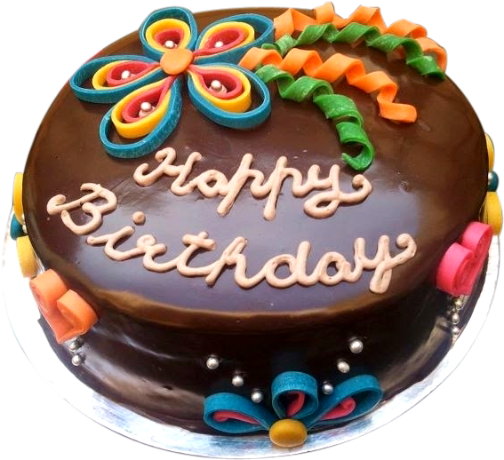 More Like This - Designer Chocolate Birthday Cake (792x648), Png Download