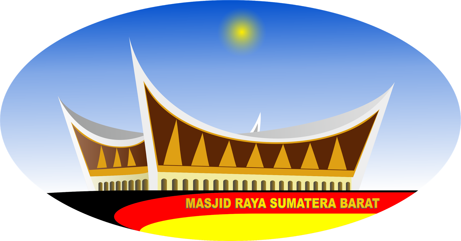 Clip Freeuse Library Masjid Vector Raya (1600x836), Png Download