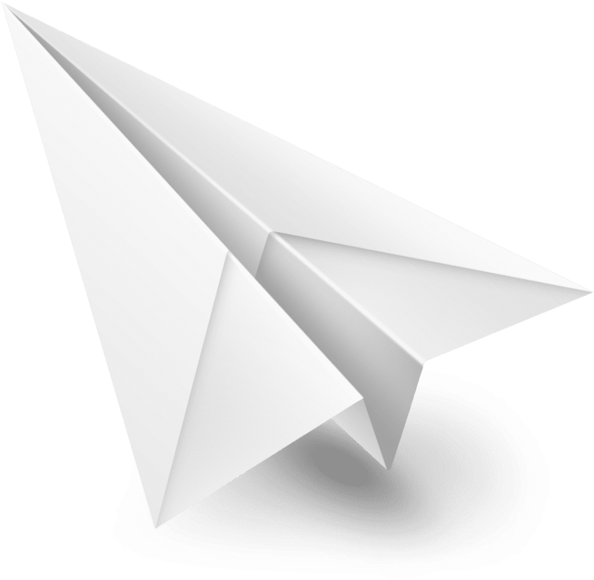 Free Png Download Paper Airplane Png Images Background - Paper Airplane (850x835), Png Download
