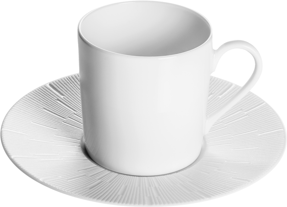 00 Coffee Cup & Saucer - Cup (960x694), Png Download